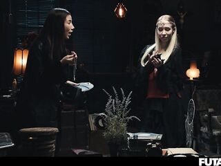 Sexy Chicks Taking Turns In Growing Futanari Rod - Tiny T-girl Creampies & Cleanup Italian Brunette hair Cunt