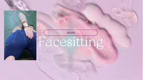 pov facesitting jeans