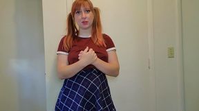 College Cumslut Begs For Facial