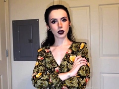 Amateur striptease and Solo masturbation