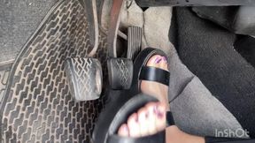 Trio of girls speeding up the old Chevette Jarlyn Anie and Dalilah (custom)