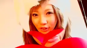 Slender Asian hottie sucks a cock and gets a cream pie finale