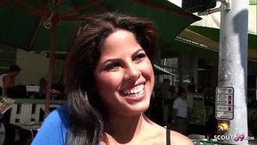 Sexy brown Latina Teen Pickup for Amateur Casting Fuck by BBC