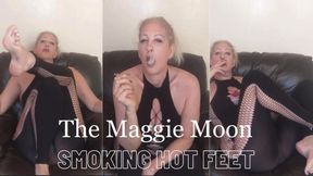 Maggie Moon Smoking Hot Feet