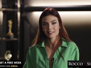 ROCCO SIFFREDI - Artsy Chick Peachlollypop Gets Her Butt Banged By Bosse's BIGGEST Ramrod