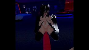 *Mistress Megara* had a little fun tonight with a big sex toy~ [Vrchat ERP]