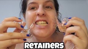 Retainers & Drooling - Braces Mouth Play Lots of Spit Chubby