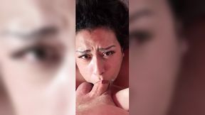 Slut Gags On My Cock&#x1F32D; And Swallows My Cum