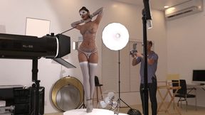 The Three Panels Hot Wife Does Nude Photoshoot and Have Passionate Sex with Her Husband - Episode 7