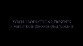 Kimberly Kane Demands Oral Worship (MP4)