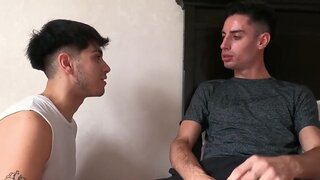 Latinos with thick cocks acting naughty in the bedroom