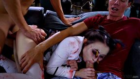 Zombie Halloween double team