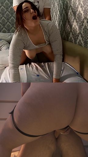 SH Chastity Cuckold Watches Guy Fuck his Wife