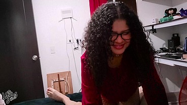 Birthday Slut Fest: Wife & Her Curvy Friend Suck & Ride Me Till I Cum on Their Tits