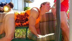 Hard Bodies, Harder Butts - Marcus, Mojo, & Trystan's Filming Frenzy