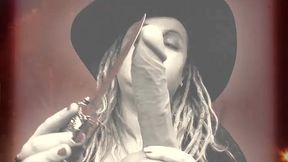 femcan witch lana fantasy sausage dildo play
