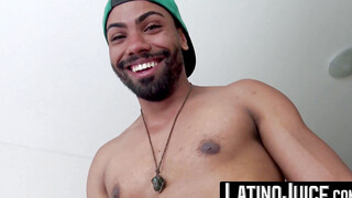 LatinoJuice.com - Bearded cute guy Thiago loves the flavor of my uncut boner and lusc