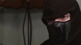 Burglar anally fucked and rimmed by hunky stranger
