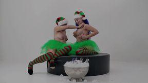 Ice Play with Naughty Elfs