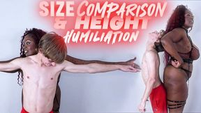 Size Comparison & Height Humiliation with Glamazon Stella 4k