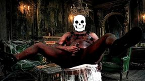 gooning at the spooky haunted mansion - huge cock ready to blow