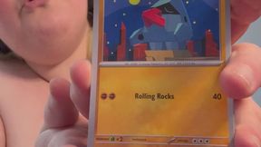 BBW Opens Pokemon Packs Topless