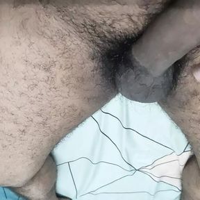 Masturbating with my cock