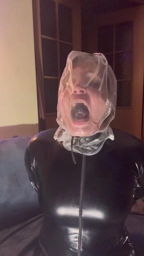 Tight Plastic Bag and Latex