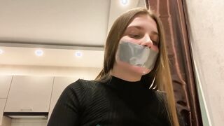 Duct film on mouth
