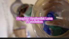6 min POV Hygienist Luna performs IV Sed. On you due to your a very nervous patient, while under I decided to change into my naughty latex dress and have my way with you and then I eventually wake you back up hehe