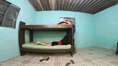 Bunk Betrayal Amateur FFM Orgy Brazileira Latina Menage Downstairs Sloppy