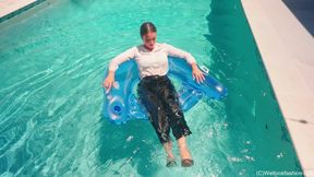 Wet Business with Floaties Featuring Iris