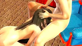 Sultry Anime Babe Gorges on Huge Dick Gets Filthy Facial Payback