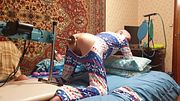 Gay fucking his asshole fucking machine big anal dildo close up amateur homemade whore slut gay russian