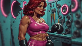 Sexy Women Boxercise Art