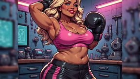 Sexy Women Boxercise Art