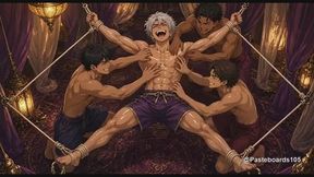 The Genie's Bargain - Bound By Silk, Tickled Without Mercy (Anime Bara, 18 Scenes)