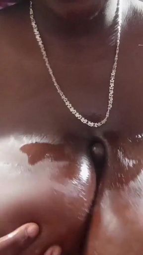 Babe Big Boobs POV Blowjob and Handjob Huge Cock - Body Paint