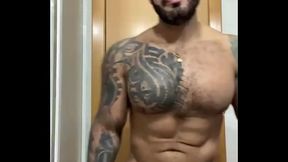 Bear latino naked and horny telling you how I would fuck you