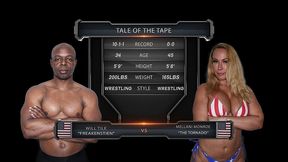 mellani monroe vs will tile mixed wrestling