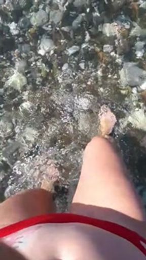 public beach desperation, fem POV