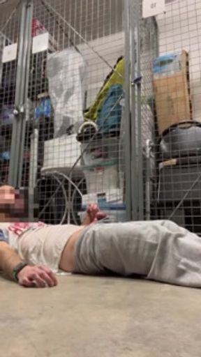 Pissing, humping, cumming in the locker room