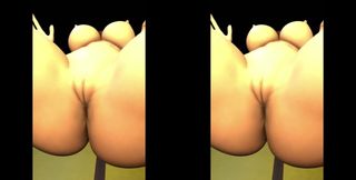 Soft Big Booty Mavis Jiggles Her Perfect Bubble Butt in Cartoon Parody