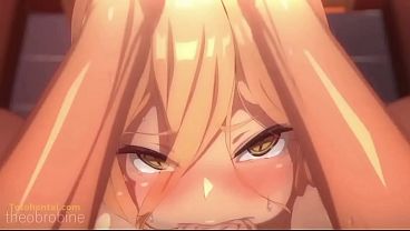 Denji se deja llevar por chica de enorme polla