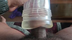 Fucking and Cumming Inside my Fleshlight Ice