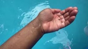 Tiny Human in Giantess Pool  1080 smaller