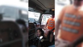 A driver gets a teen hooker and fucks her hard in his car