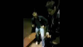 Friends Make Twink Cum Outdoors