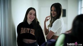 Kicked out because she was a lesbian Maya Woulfe had big stepsister Gizelle Blanco interested