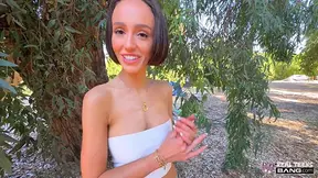 POV: Tight teen gets her pussy stretched